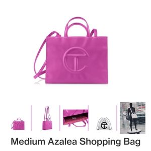 Telfar medium azalea shopping bag